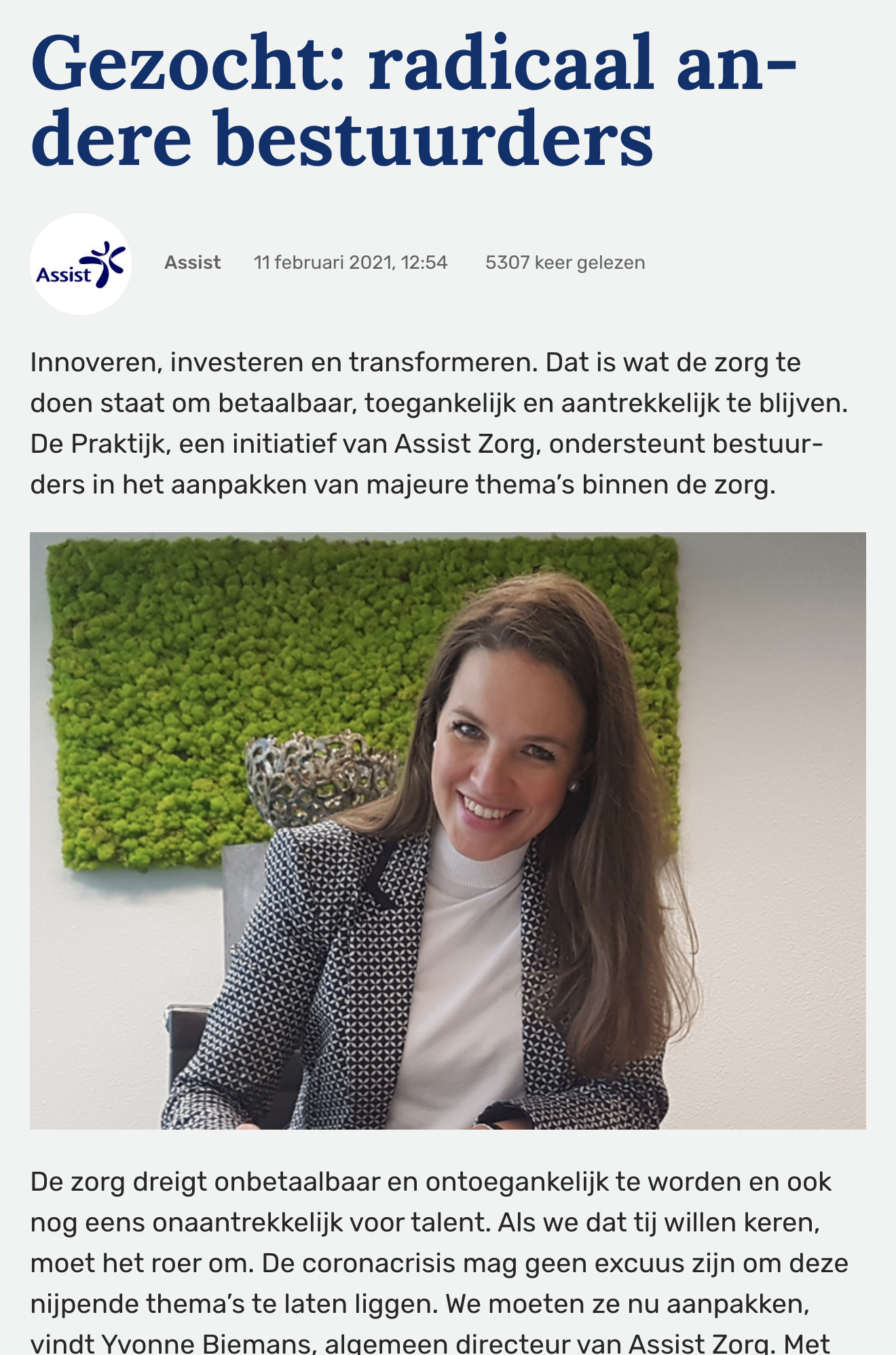 Gezocht: radicaal andere bestuurders